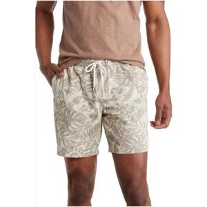 CREATE UNISON Drawstring Shorts Mens Size XL Palm Leaf